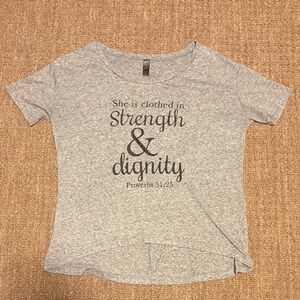 District Gray oversized Women's Short Sleeve Tee